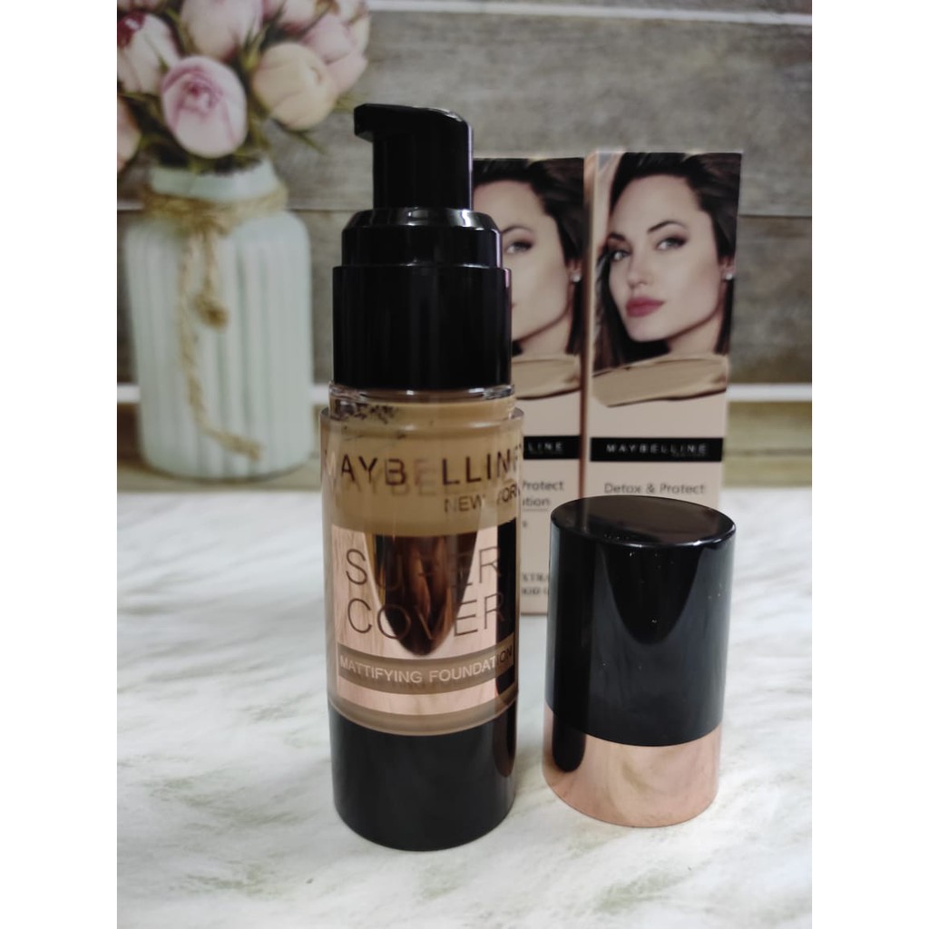 MAYBELLINE Foundation Detox &amp; Protect Foundatian  spf15 OIL SKIN