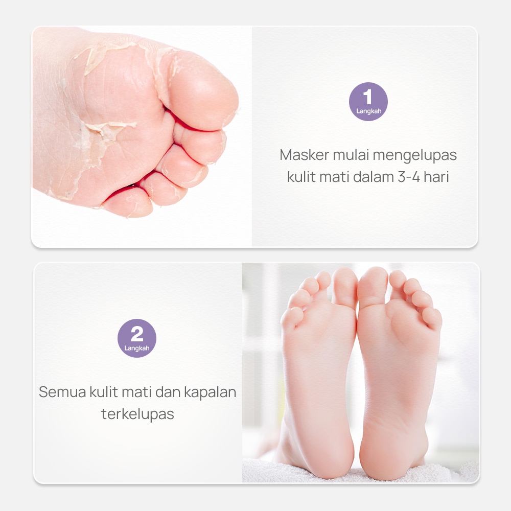Pengelupas Kulit Kaki Masker Kaki exfoliating Foot Peel Mask