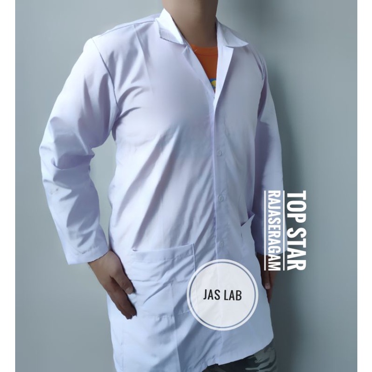 Blazer Jas Lab Almamater Alma Laboratorium Drill Univ Kampus Bordir