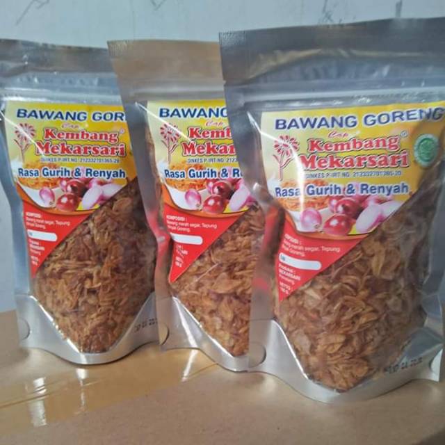 

Bawang goreng renyah cap kembang mekarsari