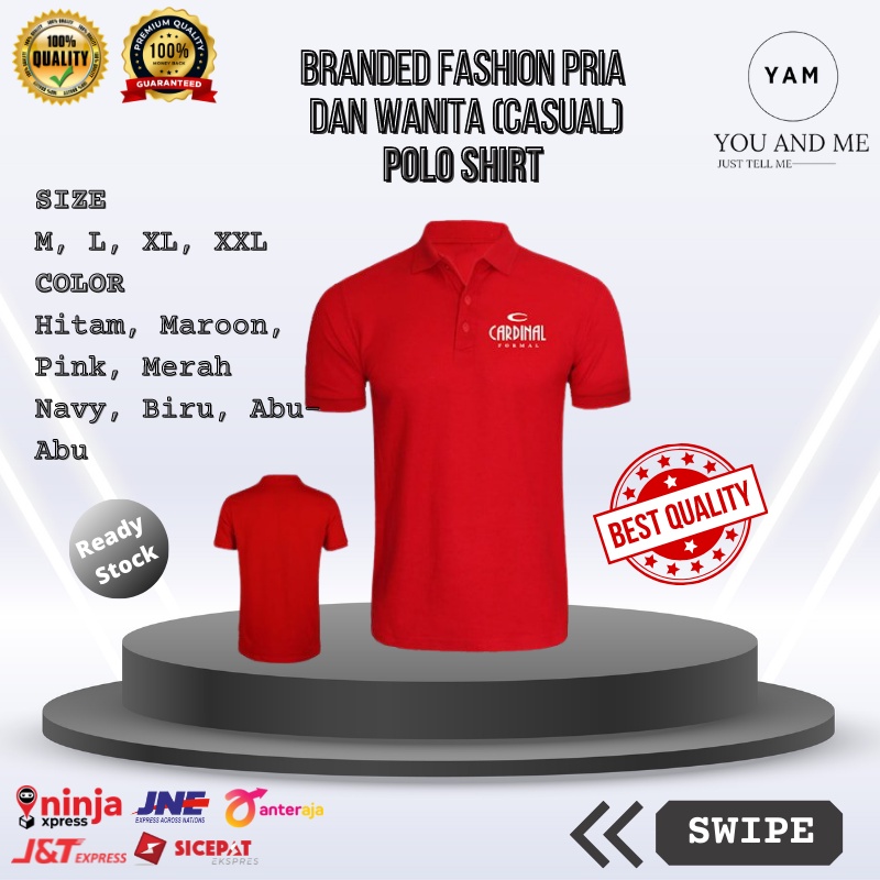Pakaian Baju Atasan Sikaos Kaos Fashion Kerah Polos Polo Berkerah Oblong Distro Lengan Pendek Premiu