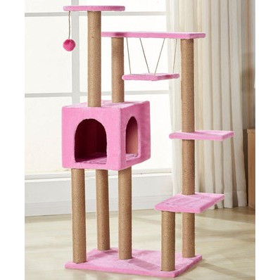 Cats Tree / Pohon Bermain Kucing / Rumah Kucing / Cat Condo / Cat Tower / Kandang Kucing Tingkat