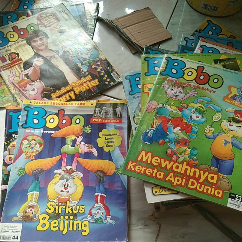 MAJALAH BOBO BEKAS TAHUN 2012