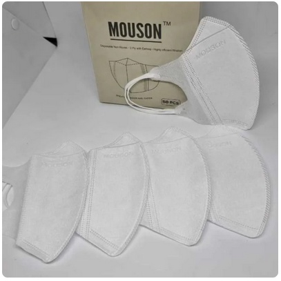 MASKER MOUSON DUCKBILL 1BOX 50PCS