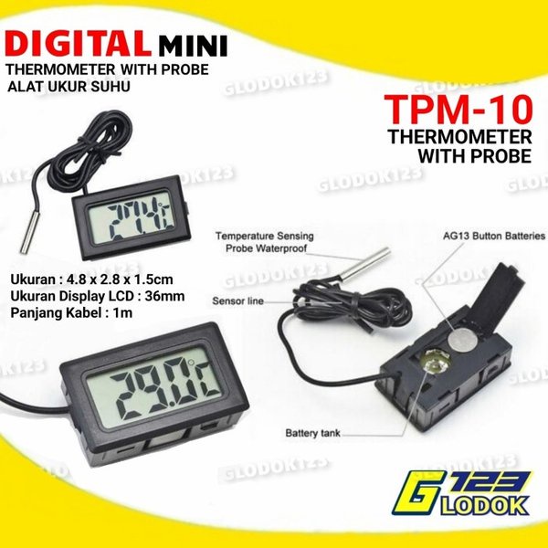 Mini Digital Thermometer Hygrometer Termometer Alat Ukur Kelembaban