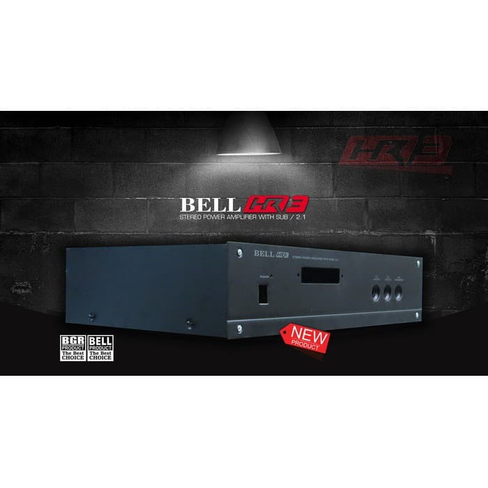 BOX BELL AMPLIFIER MP3 HR-3 HR3 HR 3 STEREO AMPLIFIER HRTS MP5 BOX AMPLI POWER AUDIO HRTS BELL BGR