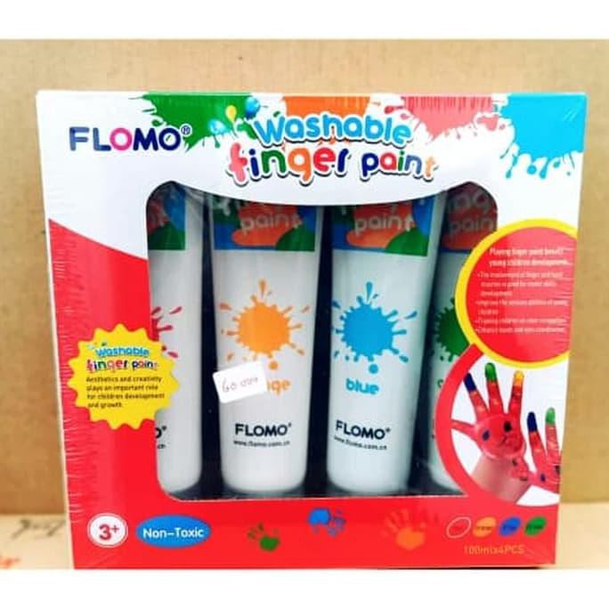 

Stok Baru! Flomo Finger Paint Set Regular Colours Murah