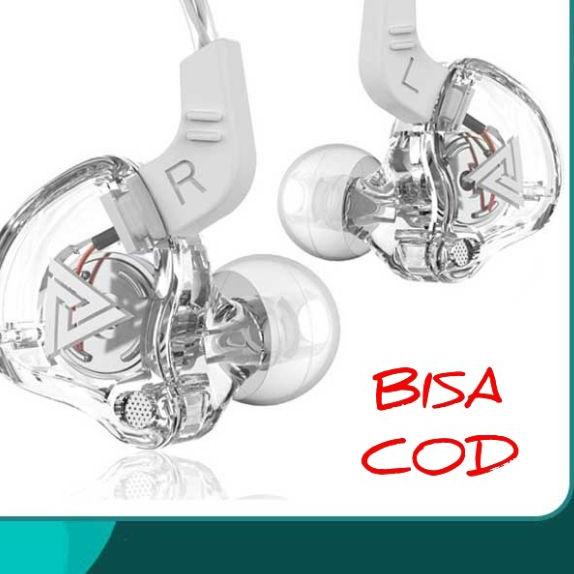 ☁ QKZ AK6 / AK6 X / AK6 MAX Sport Earphone dengan Mic alt KZ EDX Pro QKZ AK6 Pro AK6 MAX KZ ZSN pro