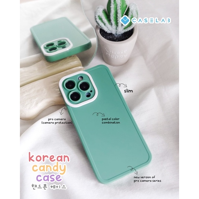 PROCAMERA KOREAN CANDY CASE IPHONE 13PROMAX 12PROMAX 11PROMAX XR XS XSMAX X 11 12 13 11PRO 12PRO 13PRO 7Plus 8plus TPU SOFT PROTECT