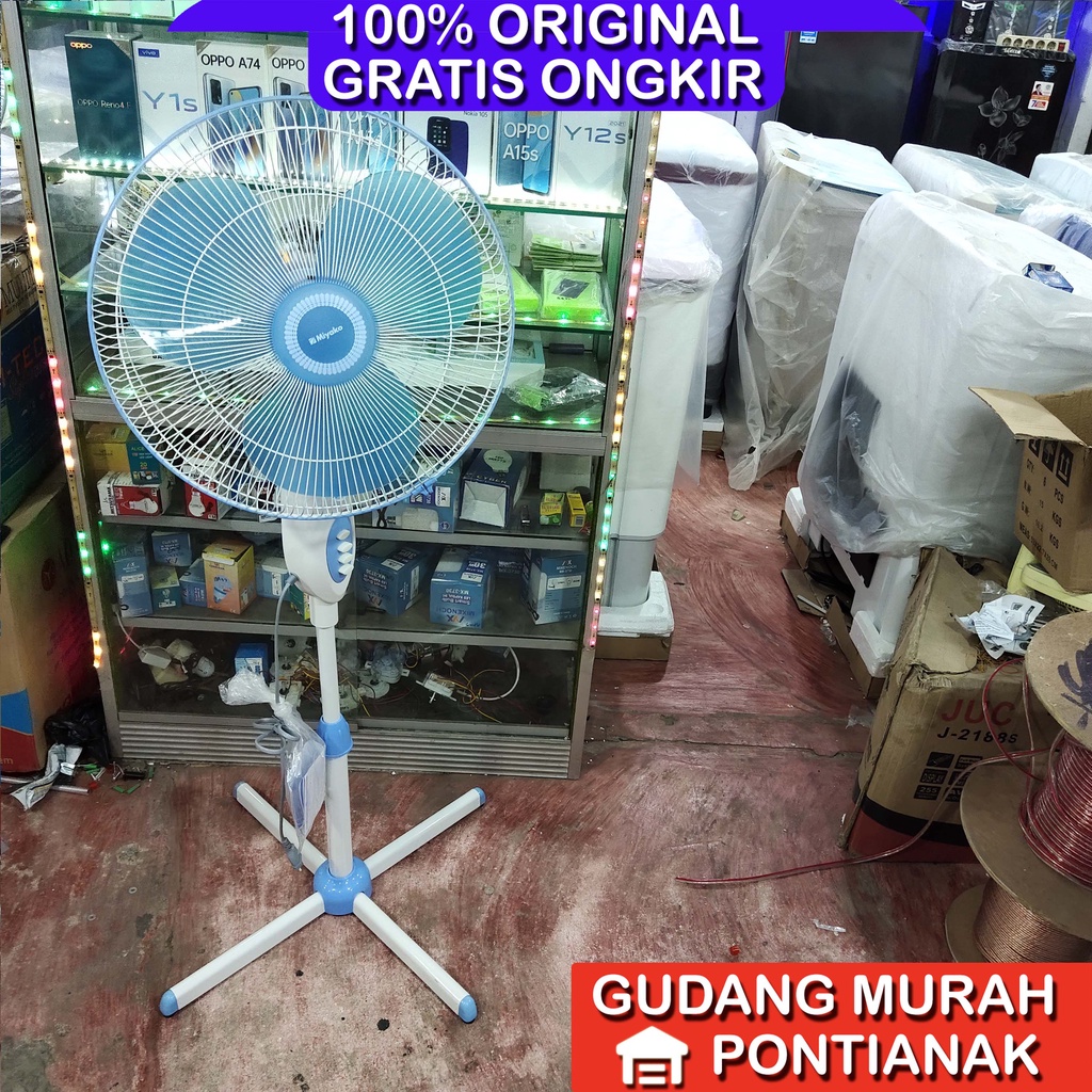 Kipas Angin berdiri Miyako 16inch KAS 1618 B kaki besi 1618B 16&quot; PL stand fan