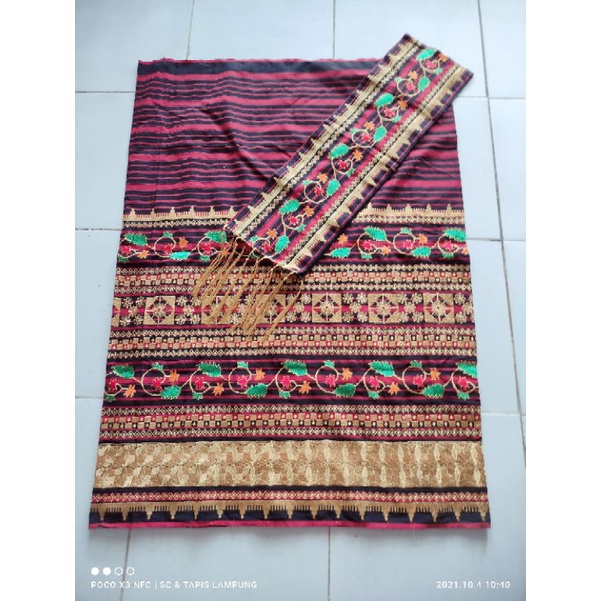 kain sarung tapis Lampung bordir 005