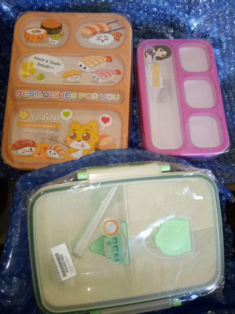 Lunch Box Yooyee 590 Sekat 5  Bpa Free