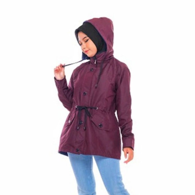 ANAPHA jacket parka wanita cewe cewek jaket motor jaket wanita jaket parka pendek