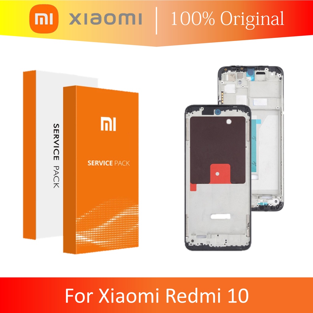 (ORIGINAL 100% XIAOMI) MIDDLE FRAME BEZEL RANGKA TULANG LCD XIAOMI REDMI 10