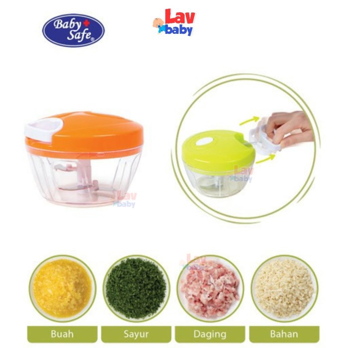 Baby Safe Food Chopper Manual Babysafe Blender Makanan Bayi