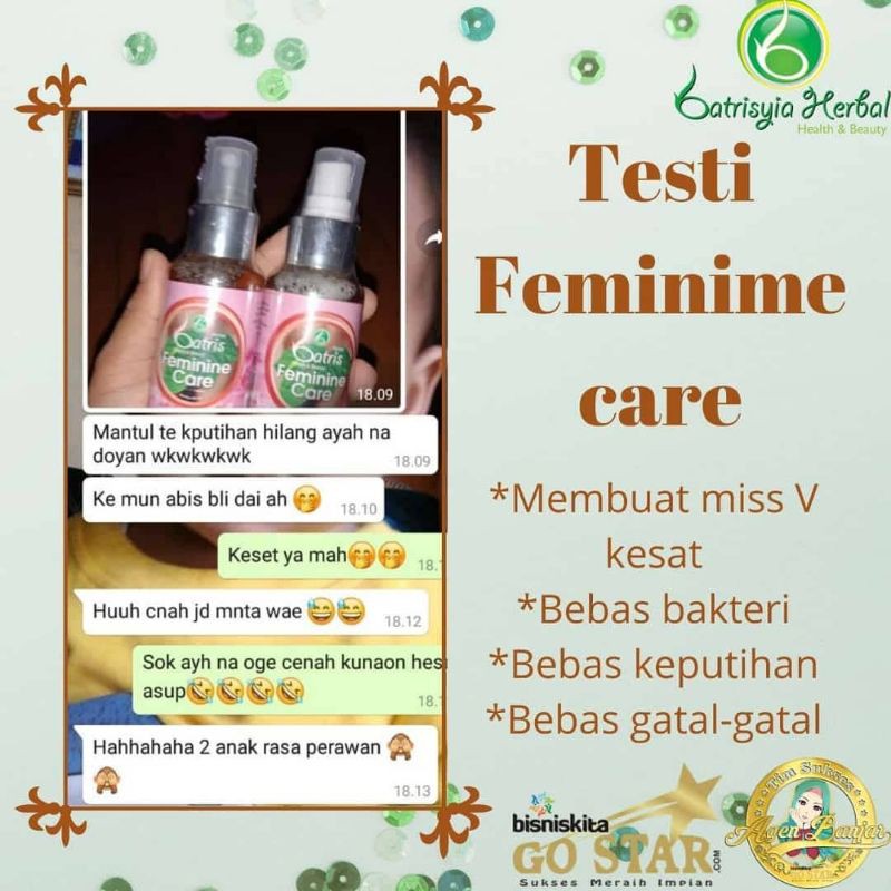 (BISA COD)FEMINIM CARE/ OBAT KEPUTIHAN /OBAT GATAL GATAL MISS V/ FEMINIM CARE BATRISYIA