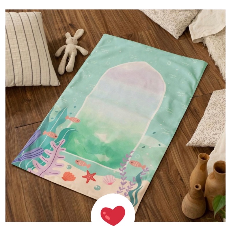 Sajadah Anak/sajadah pouch/sajadah kanvas/kids sajadah-Ariel