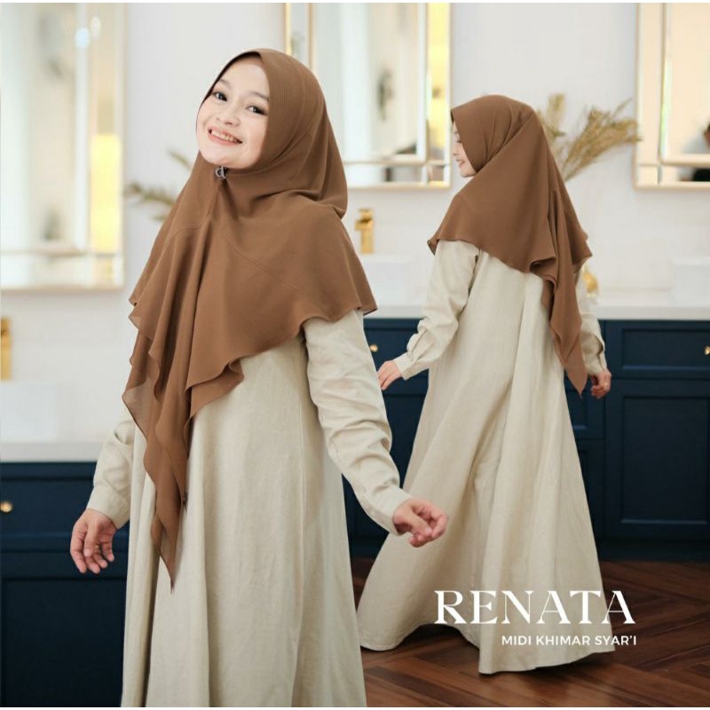 Renata Midi Khimar by Aneuku