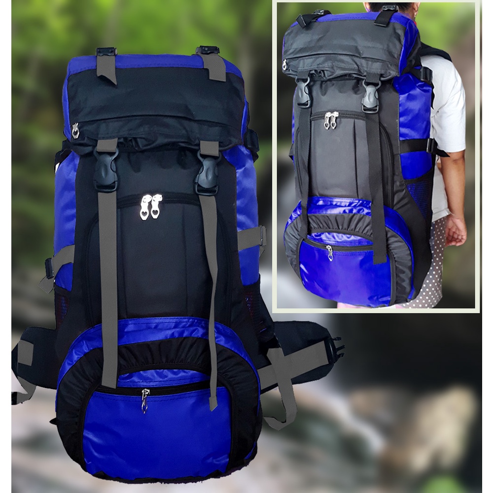 Tas Gunung Keril 50 Liter Carrier Pria Murah Ransel Gendong Cowok Camping Besar Kemping Hiking Laki laki 40 Liter North Face