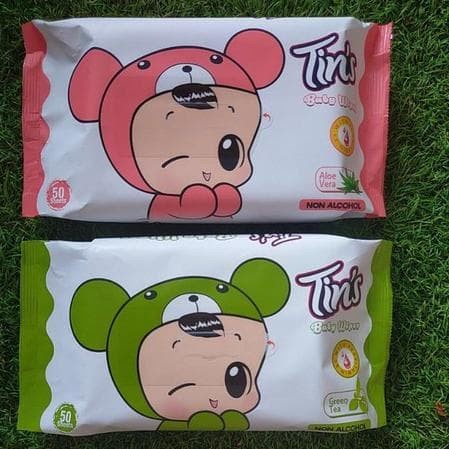 TIN'S BABY WIPES SPICED 50S/18BD(TISUE BASAH)