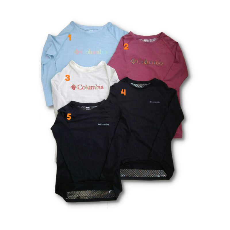 Manset Full Thermal Foil Columbia | Baselayer Omni Heat Wanita | Kaos Olahraga Outdoor