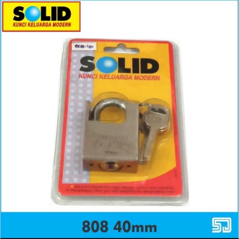 Gembok GEMBOK SOLID BAJA 808 ANTI POTONG Solid Anti Potong gembok 40 mm 808 baja solid/ solid gembok cakram motor/ gembok solid 808 40 mm gembok baju solid Gembok 40 mm solid,gembok motor,gembok pagar,kunci solid