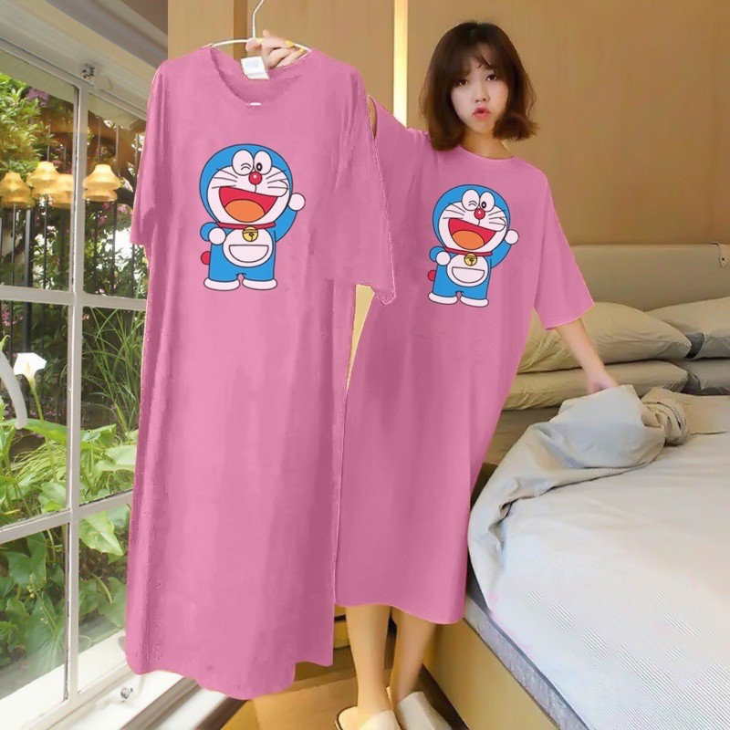 JUMBO DRESS DORAEMON | DRESS JUMBO DORAEMON | DRESS WANITA