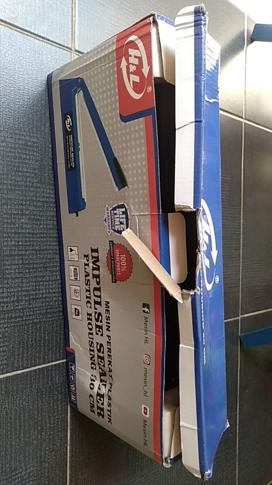 Alat Press Plastik Plastic Sealer Impulse Sealer 30 Cm