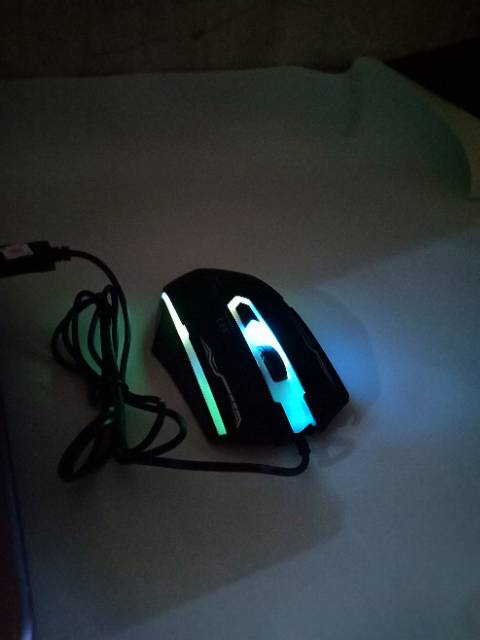 MOUSE GAMING 4 digit LED  7lampu