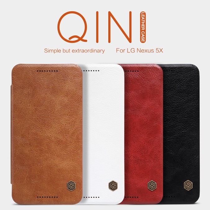 Nillkin Qin Leather Case Flip Cover LG Nexus 5X