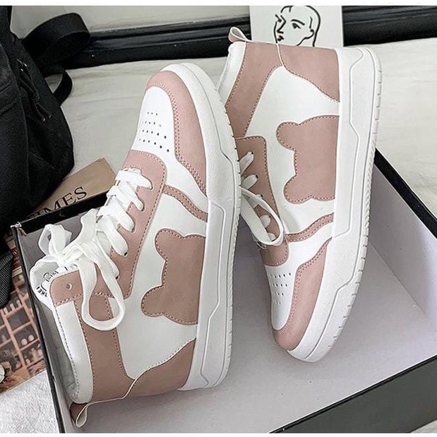 TBIG [COD] Size 35 - 40 Sepatu Sekolah Sneakers Import Shoes TOPBEAR Fashion Wanita Sepatu Korea Style Sekolah Kuliah