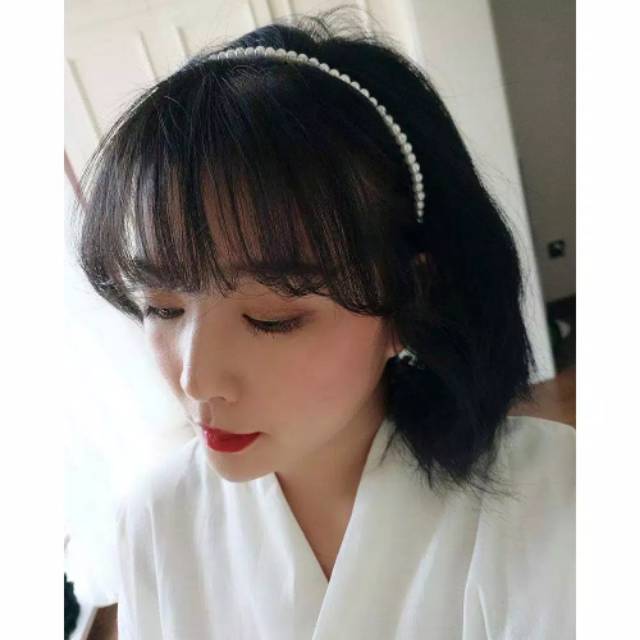 Bando Korea Mutiara Pearl Headband Korean Hairband