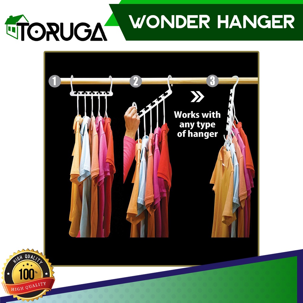 Gantungan Ajaib Hanger Baju Multi Port Praktis Hemat Tempat Magic Wonder