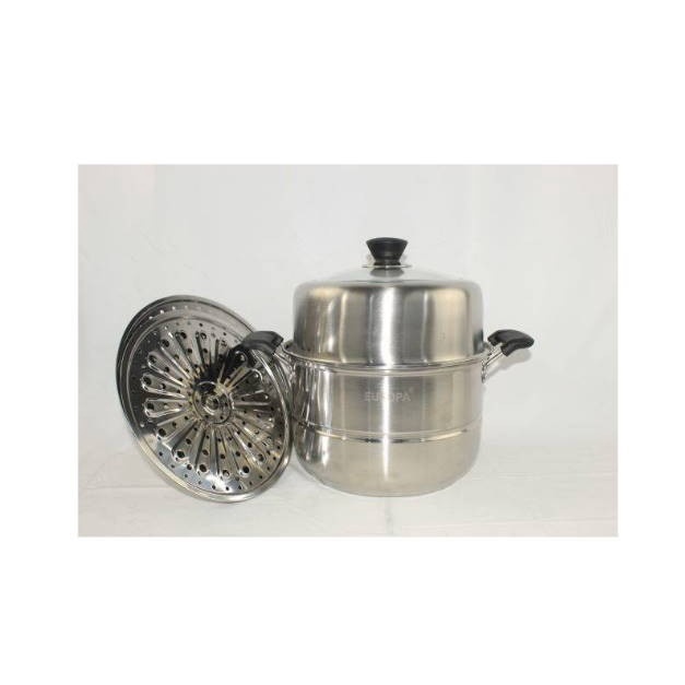 EUROPA STEAMER POT STAINLESS STEEL 28 CM PANCI DANDANG