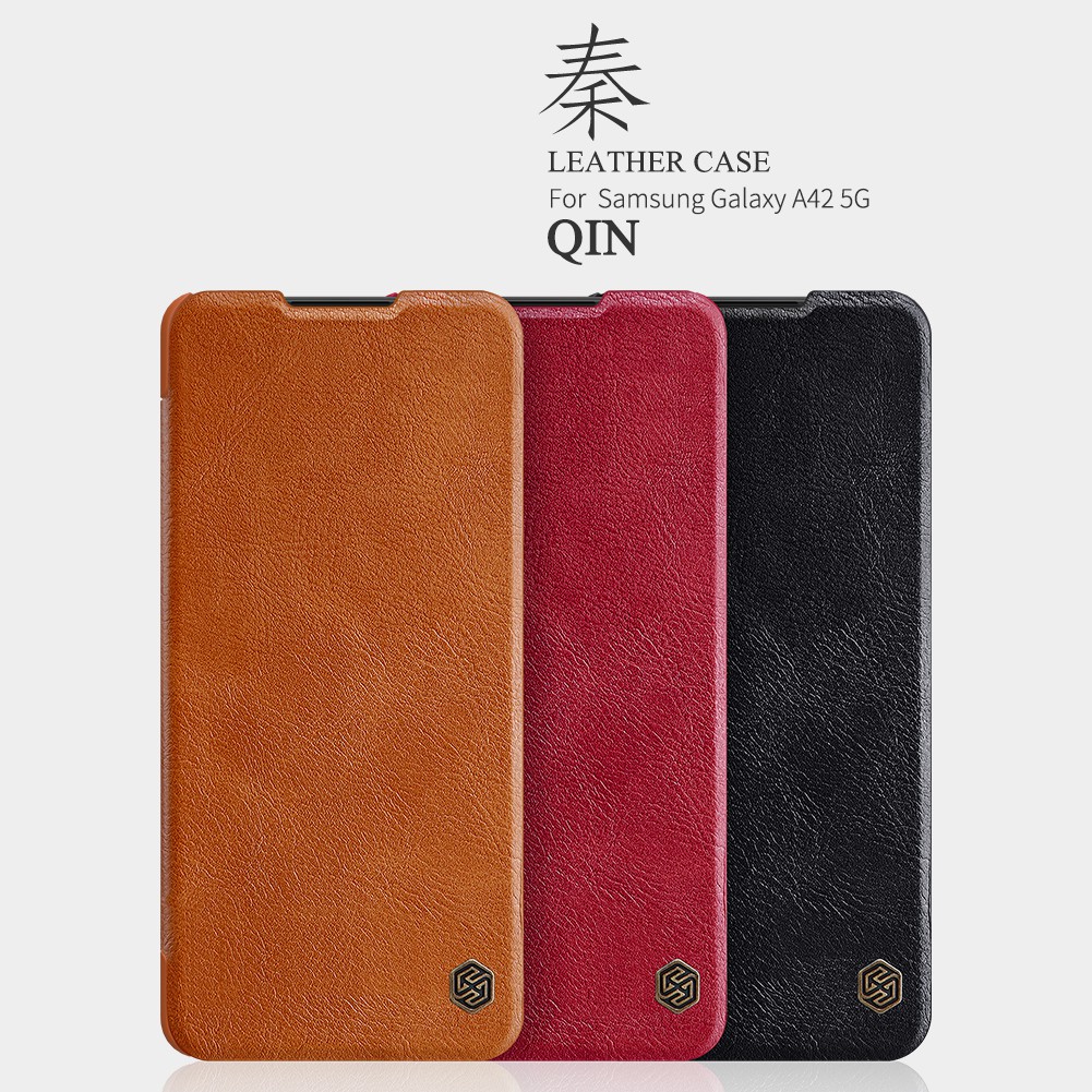 Flip Cover SAMSUNG Galaxy A42 5G Nillkin Qin Leather Flip Hard Case