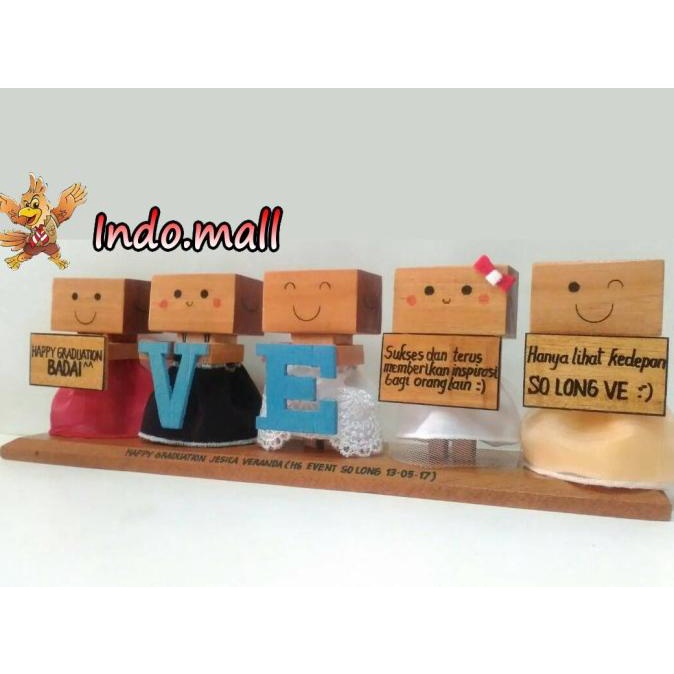 

BONEKA KAYU DANBO KADO VALENTINE COUPLE ANNIVERSARY BIRTHDAY ROMANTIS DG654EAFVD