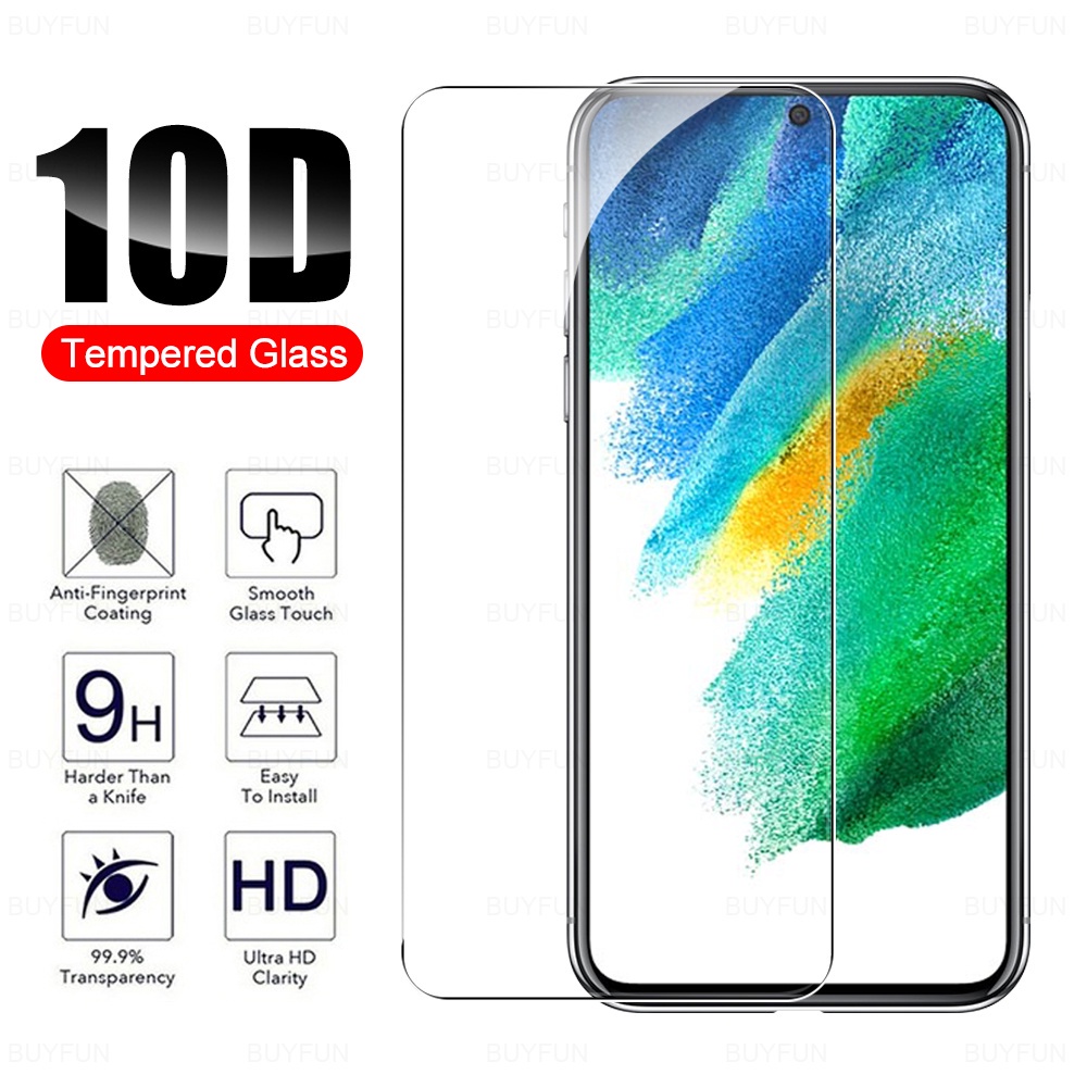 Pelindung Layar Tempered Glass Samsung Galaxy S21 Fe 5G Paket 2 in 1