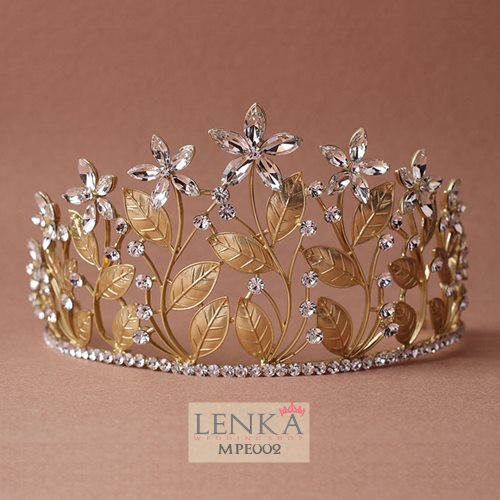 [SIAP KIRIM] MAHKOTA AKSESORIS RAMBUT PENGANTIN WANITA WEDDING HIJAB MPE002