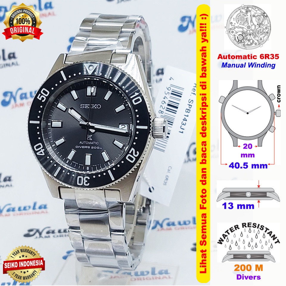 Seiko Prospex SPB143J1 55th Anniversary - Jam Tangan Pria SPB143