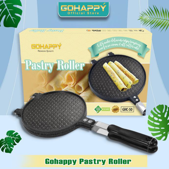 

Gohappy Pastry Roller Cetakan Kue Semprong Gapik Marble Nonstick Ghc50 Ready Stok