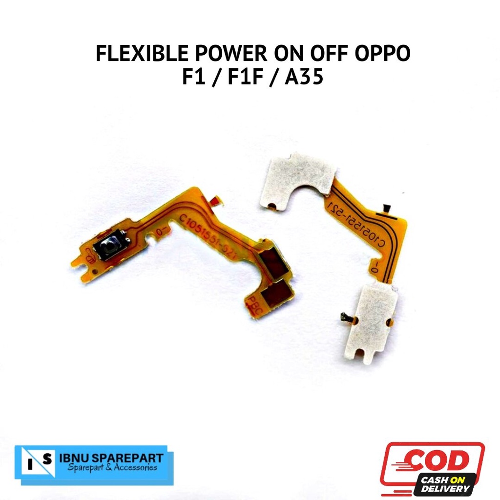 FLEXIBEL FLEXIBLE FLEKSIBEL ON OFF VOLUME OPPO F1 A35 - FLEX POWER VOL