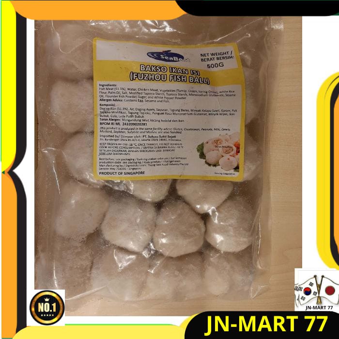 

MAKANAN IMPORT SEABEST PREMIUM FUZHOU FISH BALL- BAKSO IKAN ISI DAGING