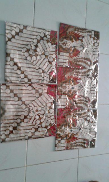 Batik Couple Keluarga Sania Ruffle Ori Ndoro Jowi Dnt Seno Merah Putih