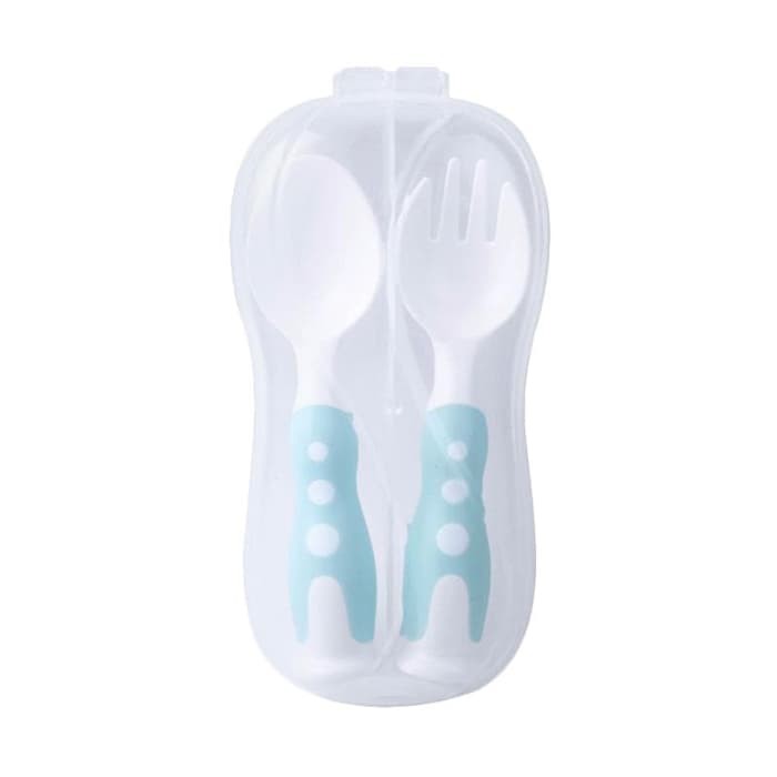 OONEW Baby Spoon &amp; Fork Set Sendok Garpu Mpasi Anak Bayi