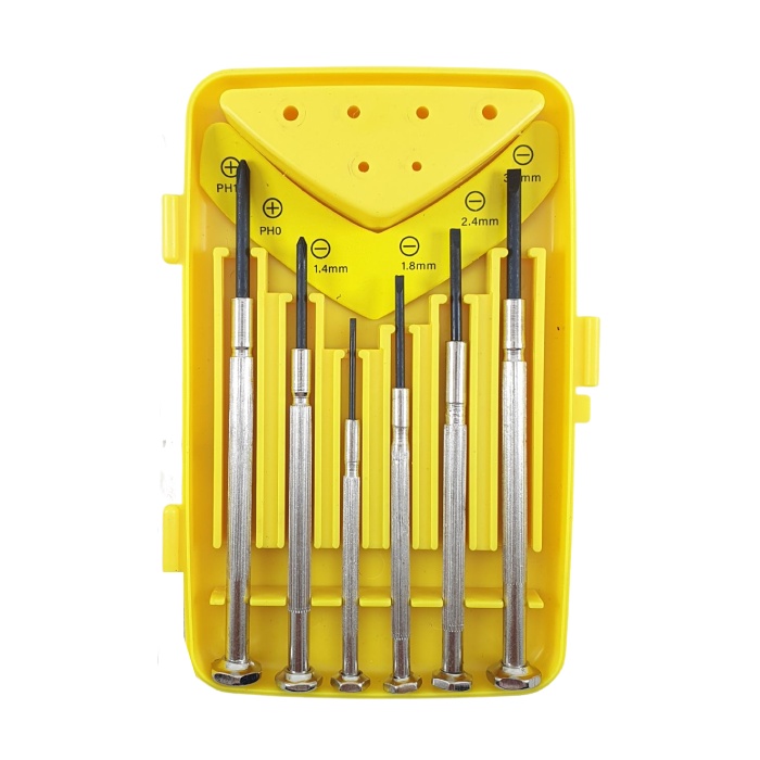 Obeng Set 6pcs Screwdriver Plus Minus Reparasi Tools Z0308