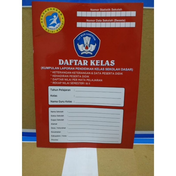 

Buku Daftar Kelas