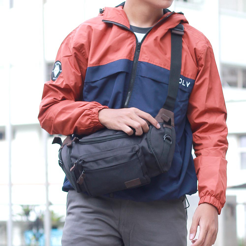 Tas Waistbag Tas Selempang Pria Premium Kulit Original Pusiill | XM 190