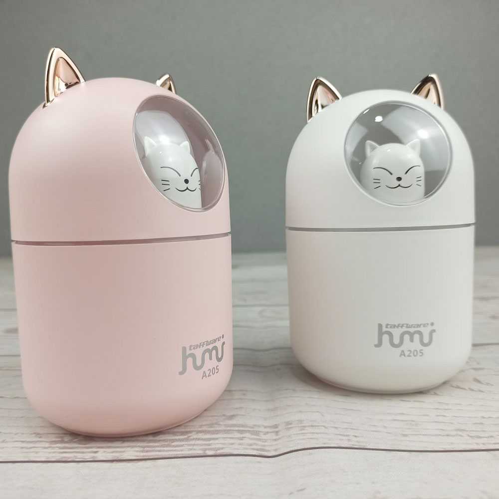 Air Humidifier Pelembab Udara Diffuser Cute Cat 300ml A205