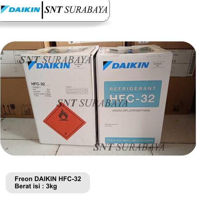 ~~~] FREON DAIKIN R32 HFC 32 - 3 Kg , Freon Daikin R32, daikin R 32