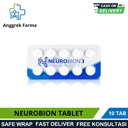 NEUROBION 10 TABLET PUTIH/VITAMIN B COMPLEX/MENGATASI KRAM OTOT